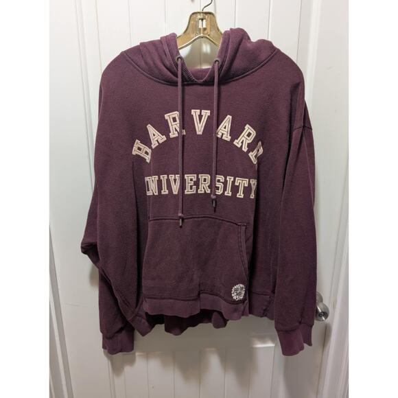 H&M Tops - H&M L.O.G.G. Harvard University Hoodie Women's 2XL Crimson Red Graphic Spell Out